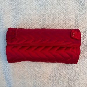ELIZABETH ARDEN Vintage Quilted Cosmetic Bag / Jewelry Roll